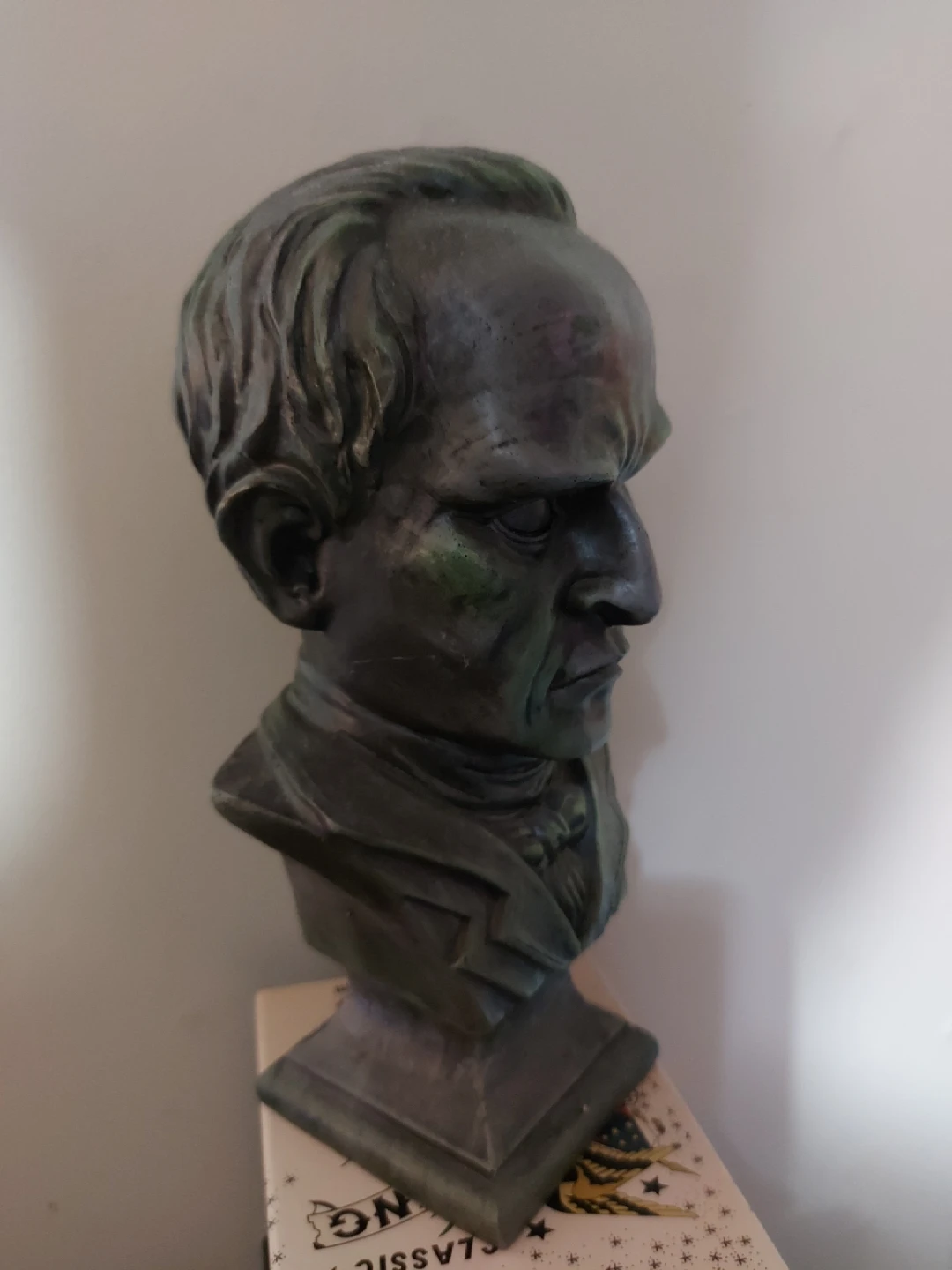 Vintage Man Bust Sculpture