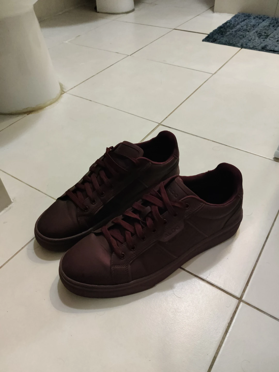 ALDO Burgundy Sneakers Courtline size UK-10 USA-11 - photo 3