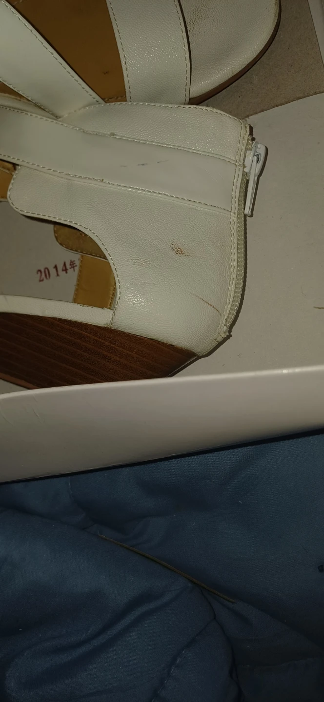 Nine West White Wedge Sandals - photo 2