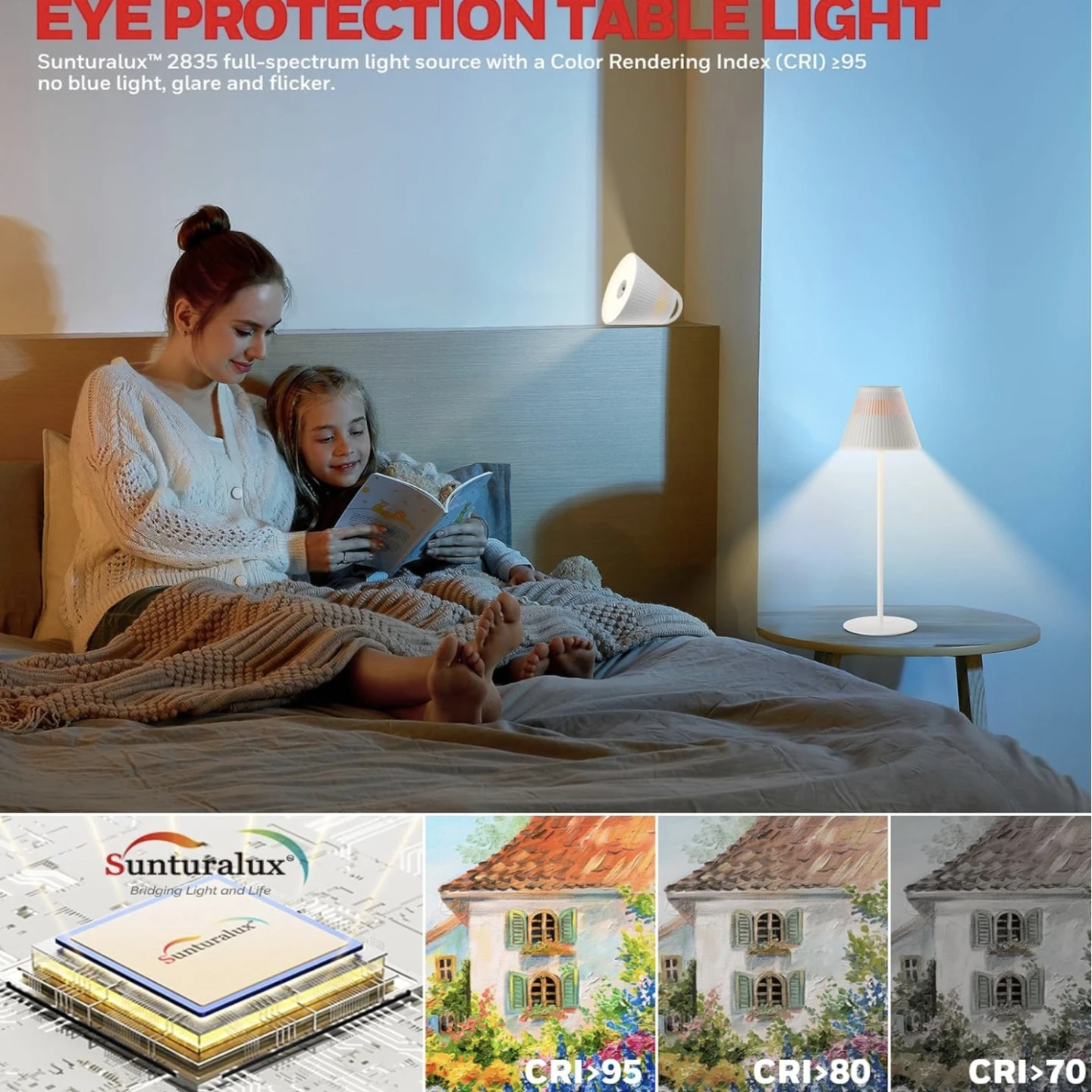 Honeywell Portable Mood Table Lamp (2-Pack)  - White - photo 5