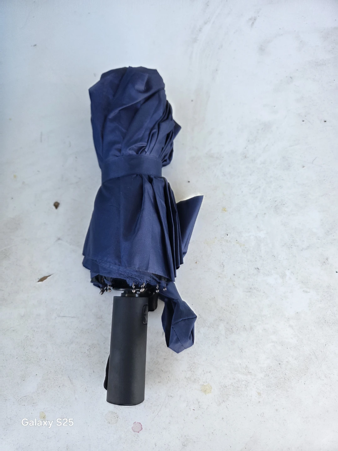 Navy Blue Folding Umbrella - photo 2
