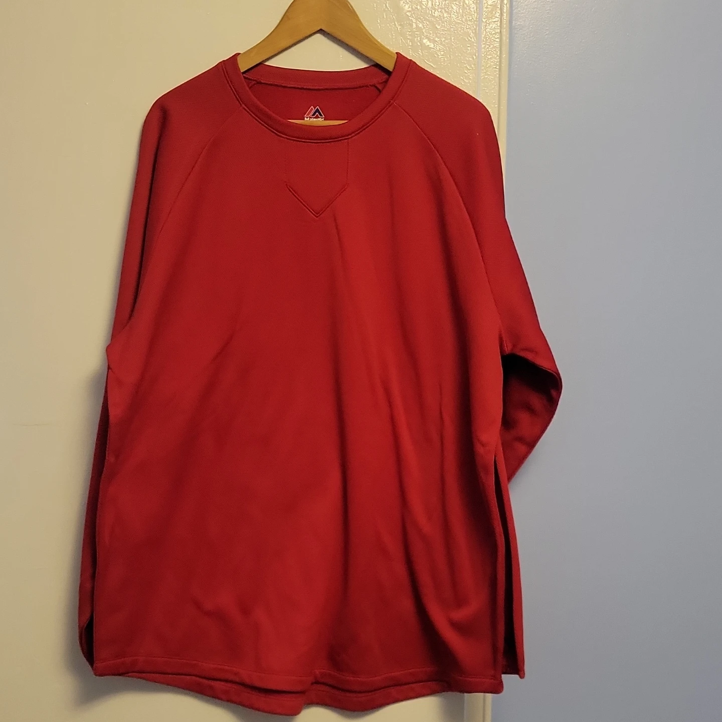 Majestic Red Long Sleeve Athletic Shirt XL - photo 2