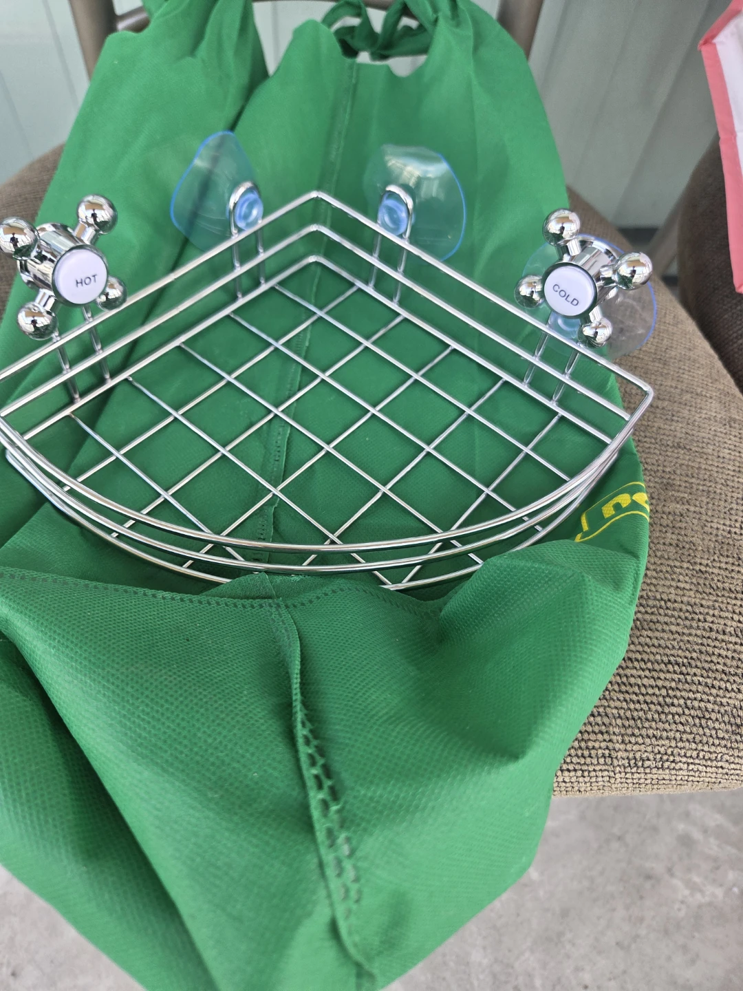 Corner Shower Caddy with Suction Cups - photo 2