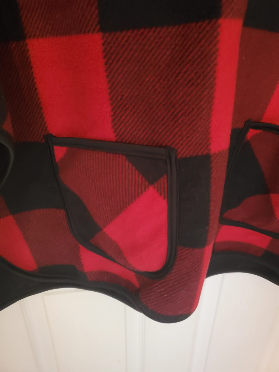 Marina Luna Buffalo Plaid Hooded Poncho - photo 3