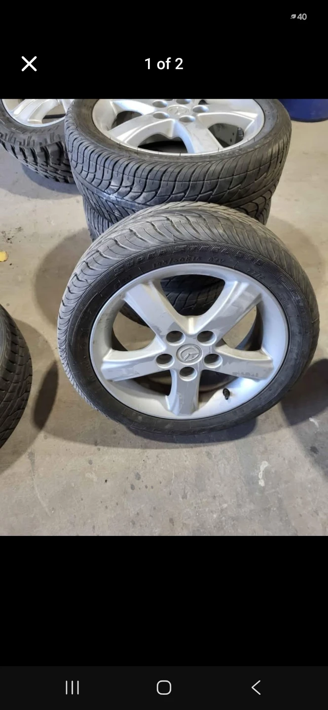 Mazda Super Steel 195/50R16 tires and rims - photo 2
