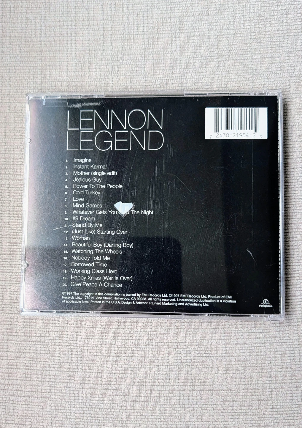 Lennon Legend The Very Best of John Lennon CD - photo 2