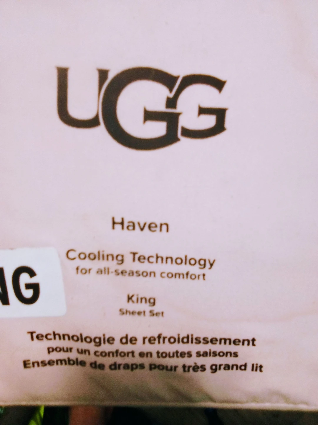 UGG Haven King Sheet Set - Cooling Technology