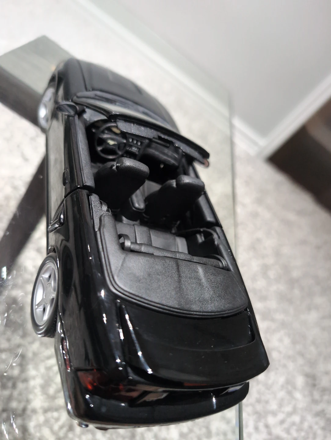 Black Ford Mustang GT Convertible Model Car - photo 4