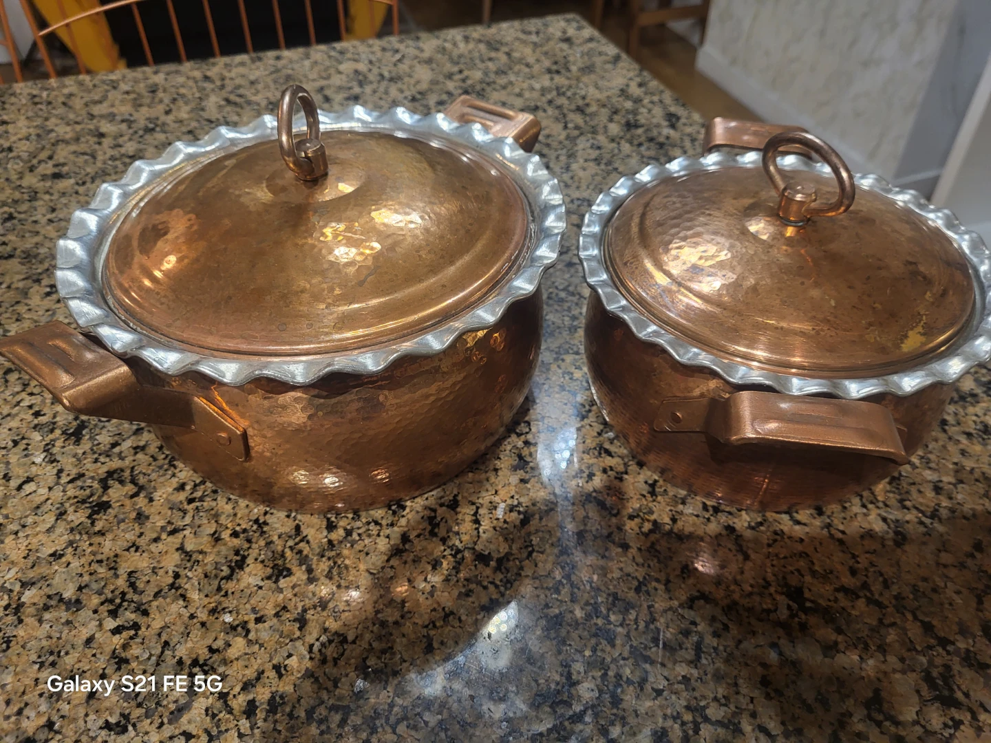 Copper Pots with Lids - photo 2