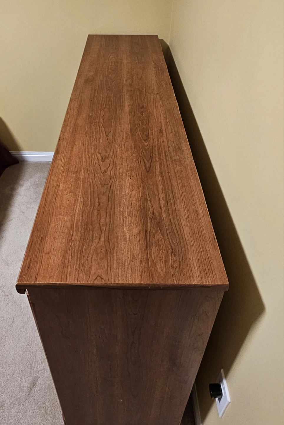 Cherry Wood Bedroom Set - Dresser, Bed Frame, Nightstand - photo 4