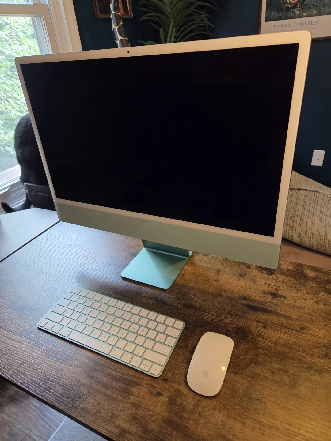 Apple iMac 24-inch M1 (2021) - Green - Excellent Condition