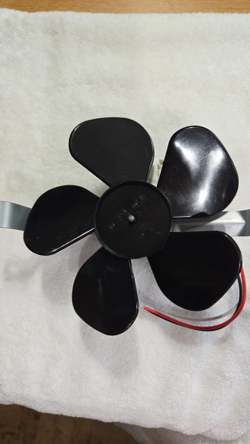 Black 5-Blade Cooling Fan Motor - photo 3