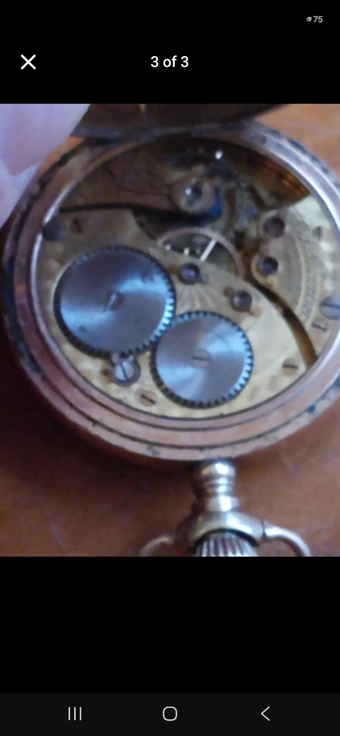 Vintage train Pocket Watch - photo 2