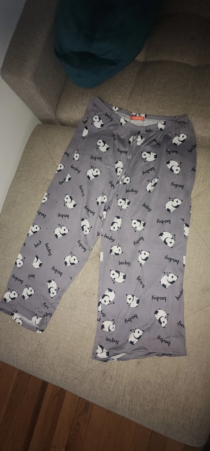 Panda Pajama capri cut Pants