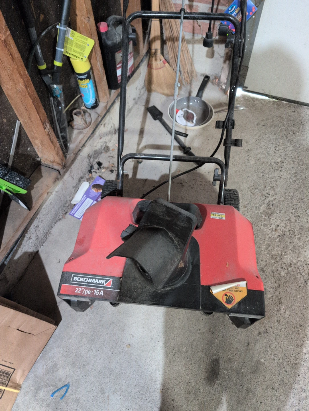BENCHMARK 22" Electric Snow Blower 15A - photo 2