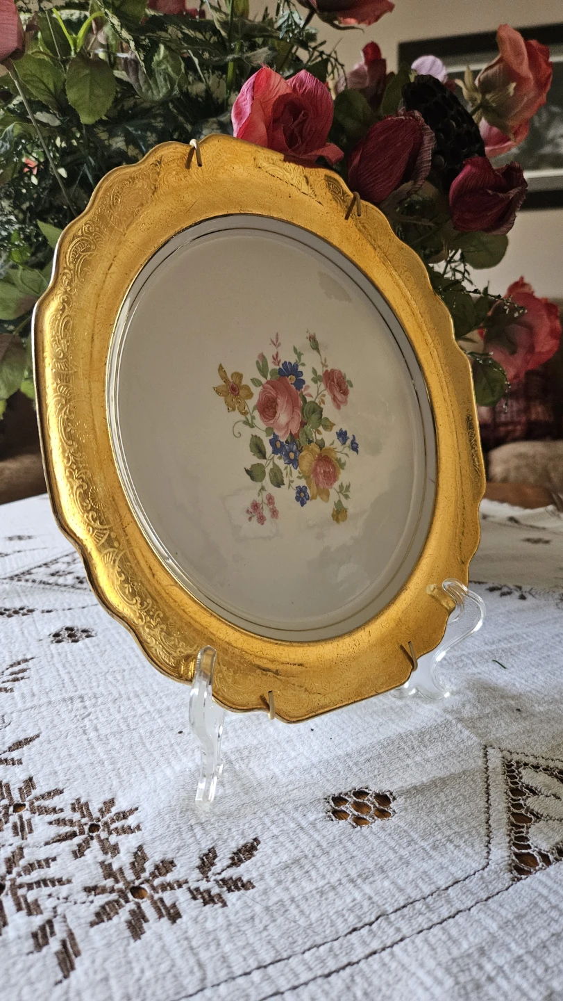 Vintage 1936 W.S. George LIDO Dinner Plate, Darlene China Co.