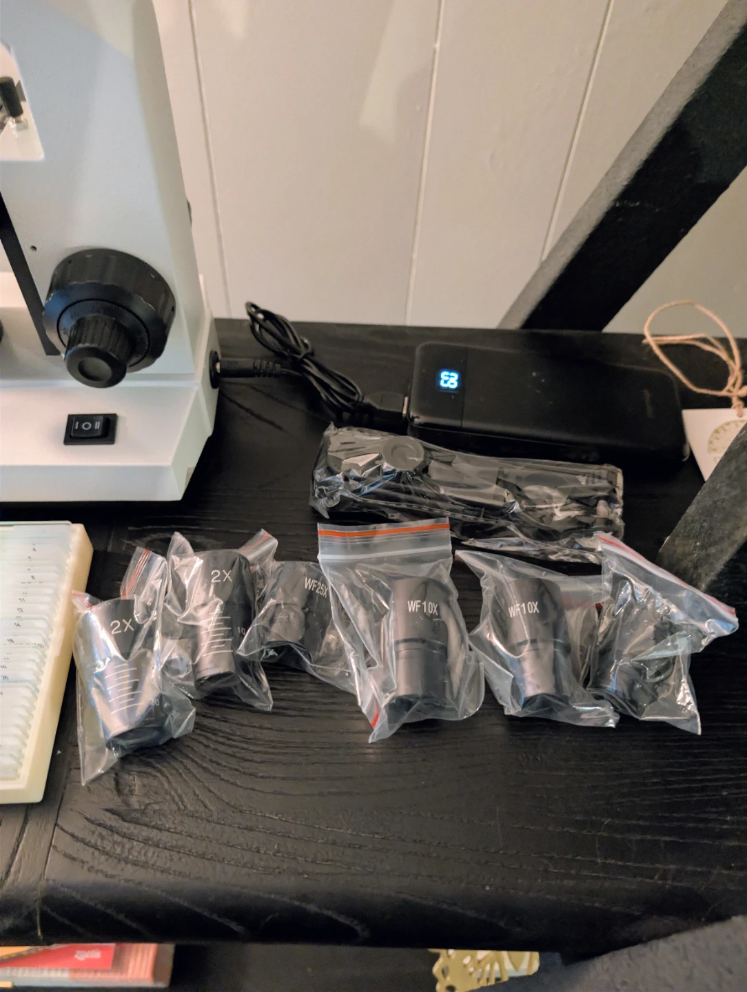 NEW Professional Trinocular Compound Microscope Kit - photo 5