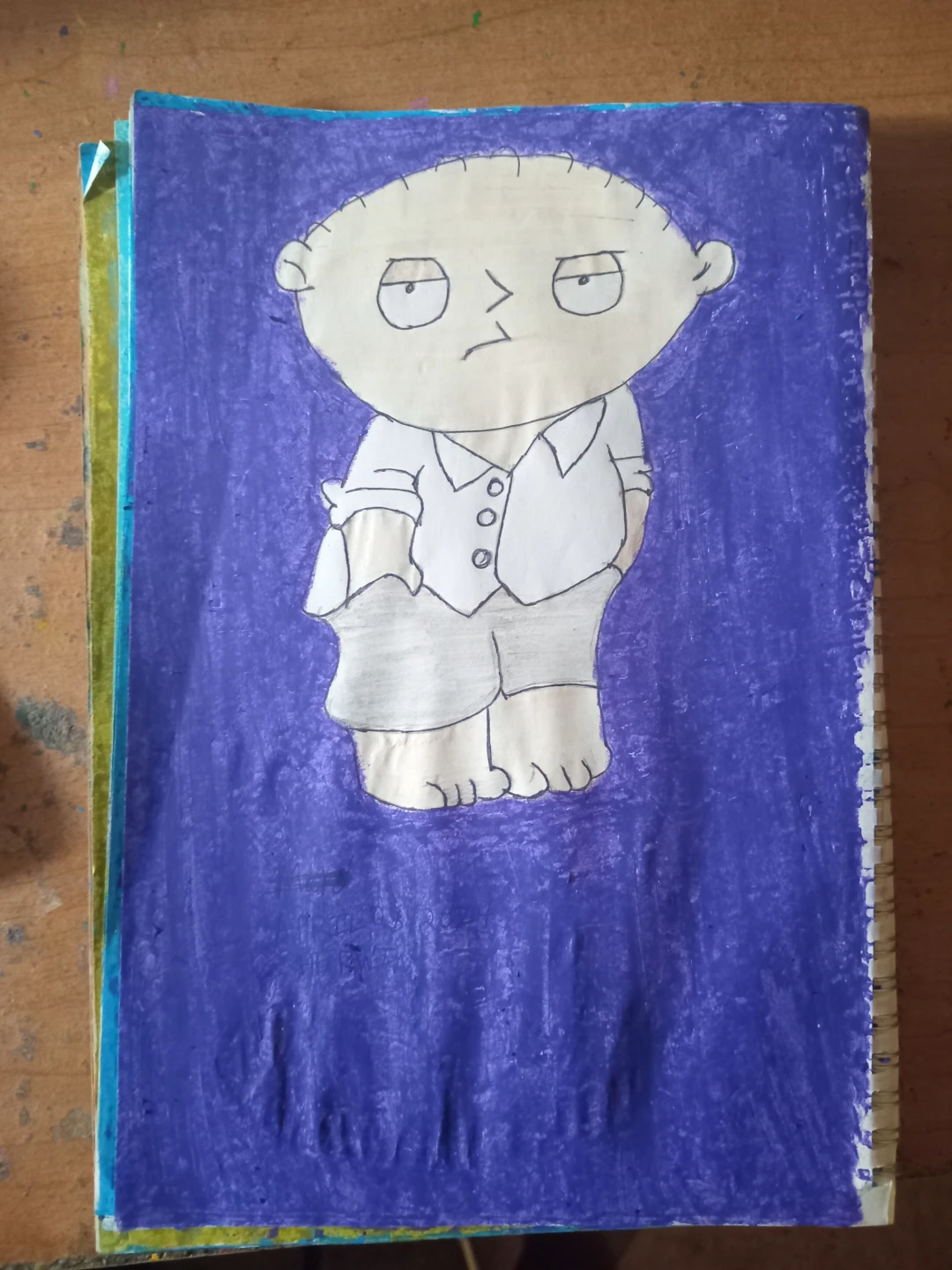 Purple Background Stewie Griffin - photo 5