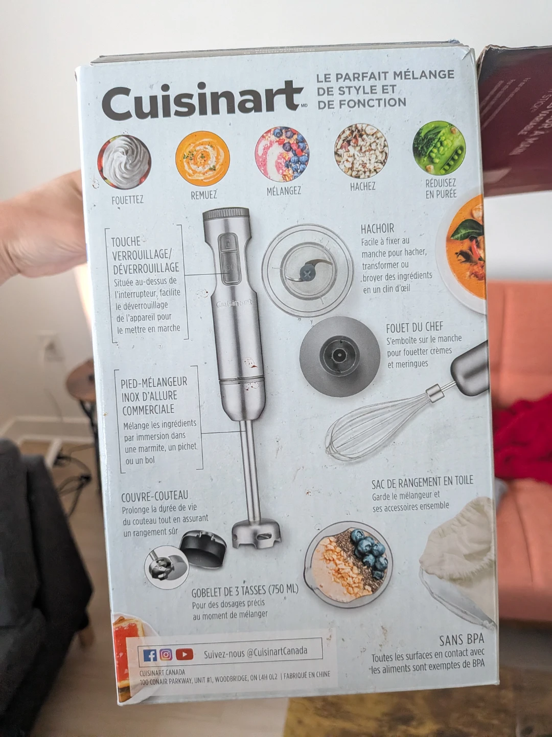 Cuisinart Smart Stick Variable Speed Hand Blender - photo 3