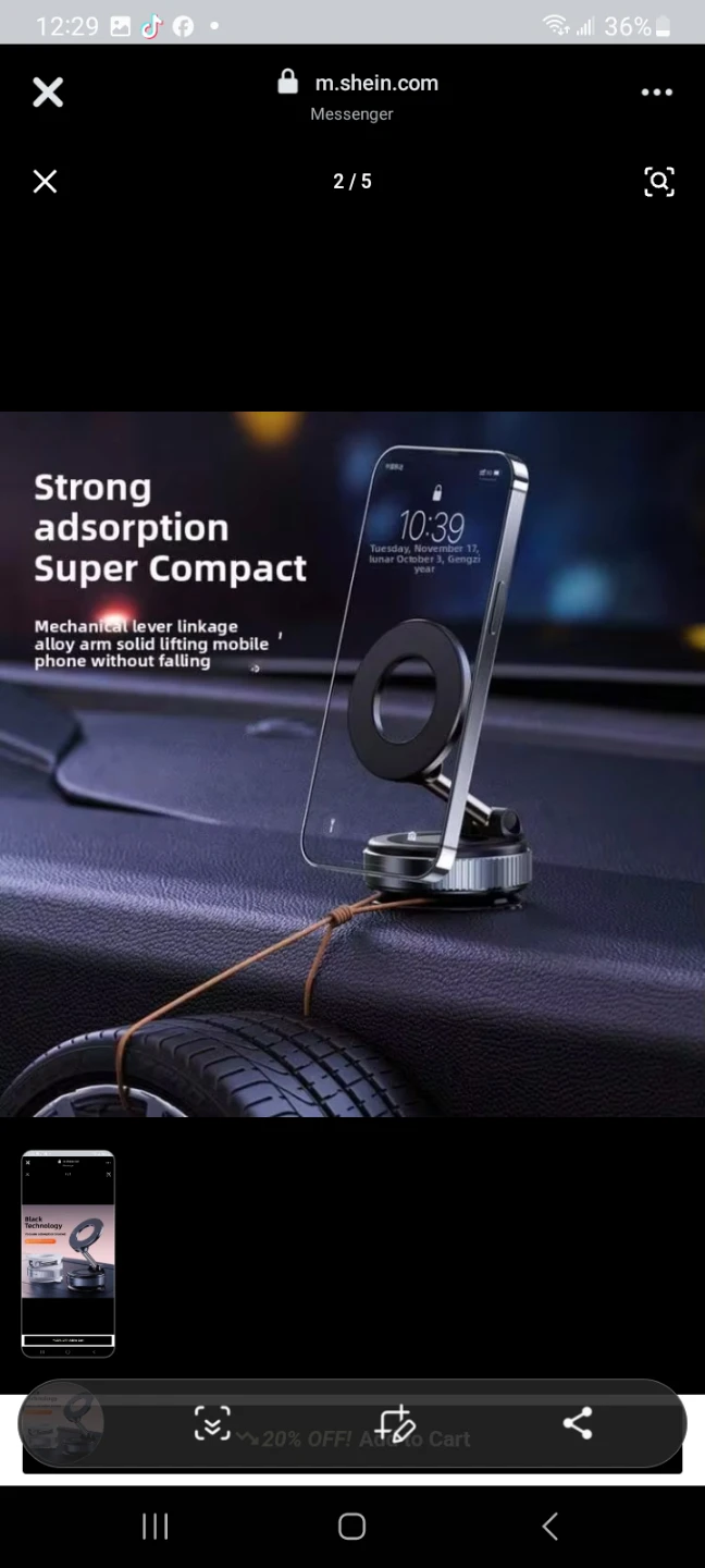Adjustable Phone Holder with Strong Adsorption - photo 2