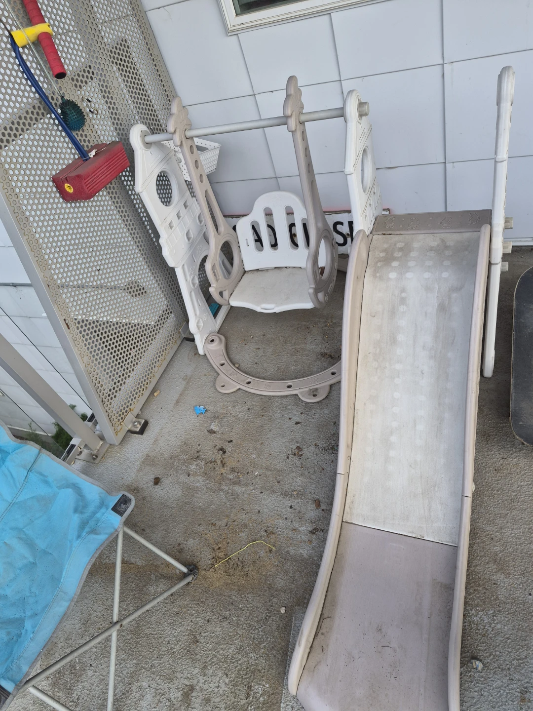 Children's Interchangeable Play Slide and Swing Set - photo 3