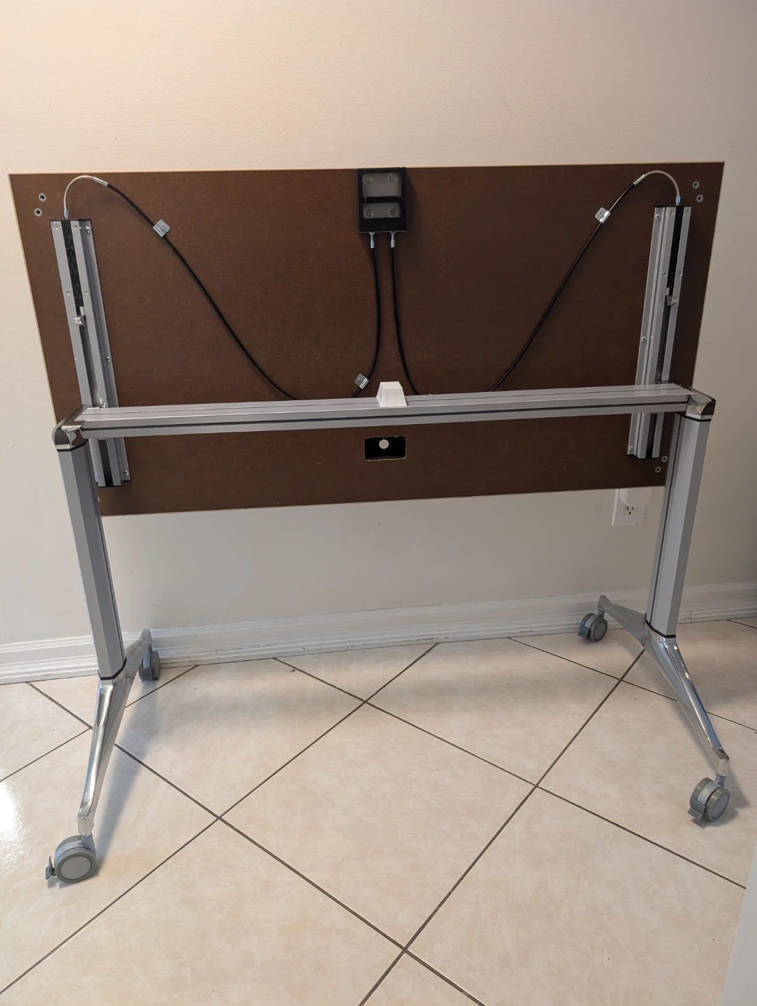 Foldable Table with Locking Wheels - photo 2