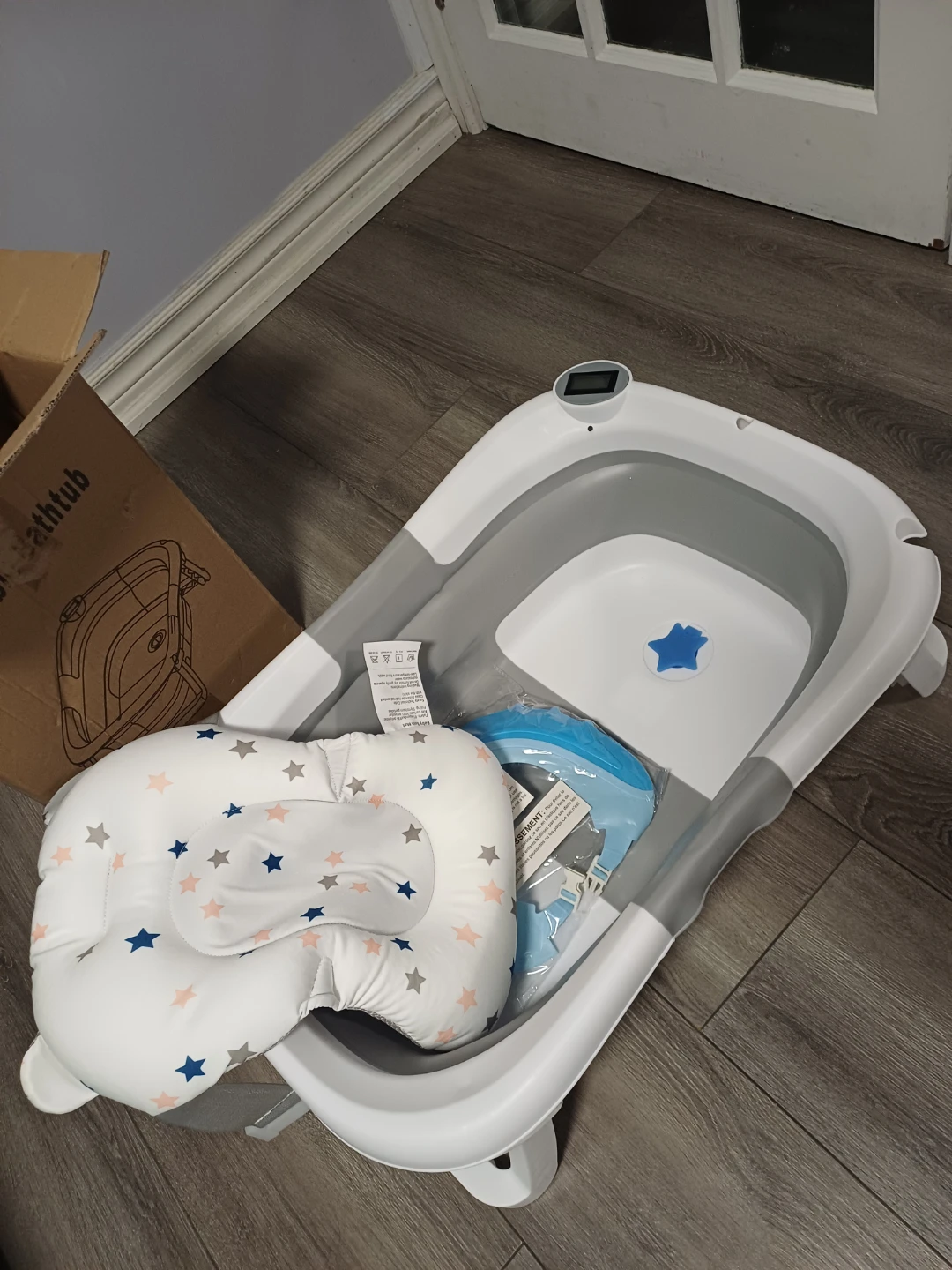 Foldable Baby Bathtub with Thermometer - photo 3