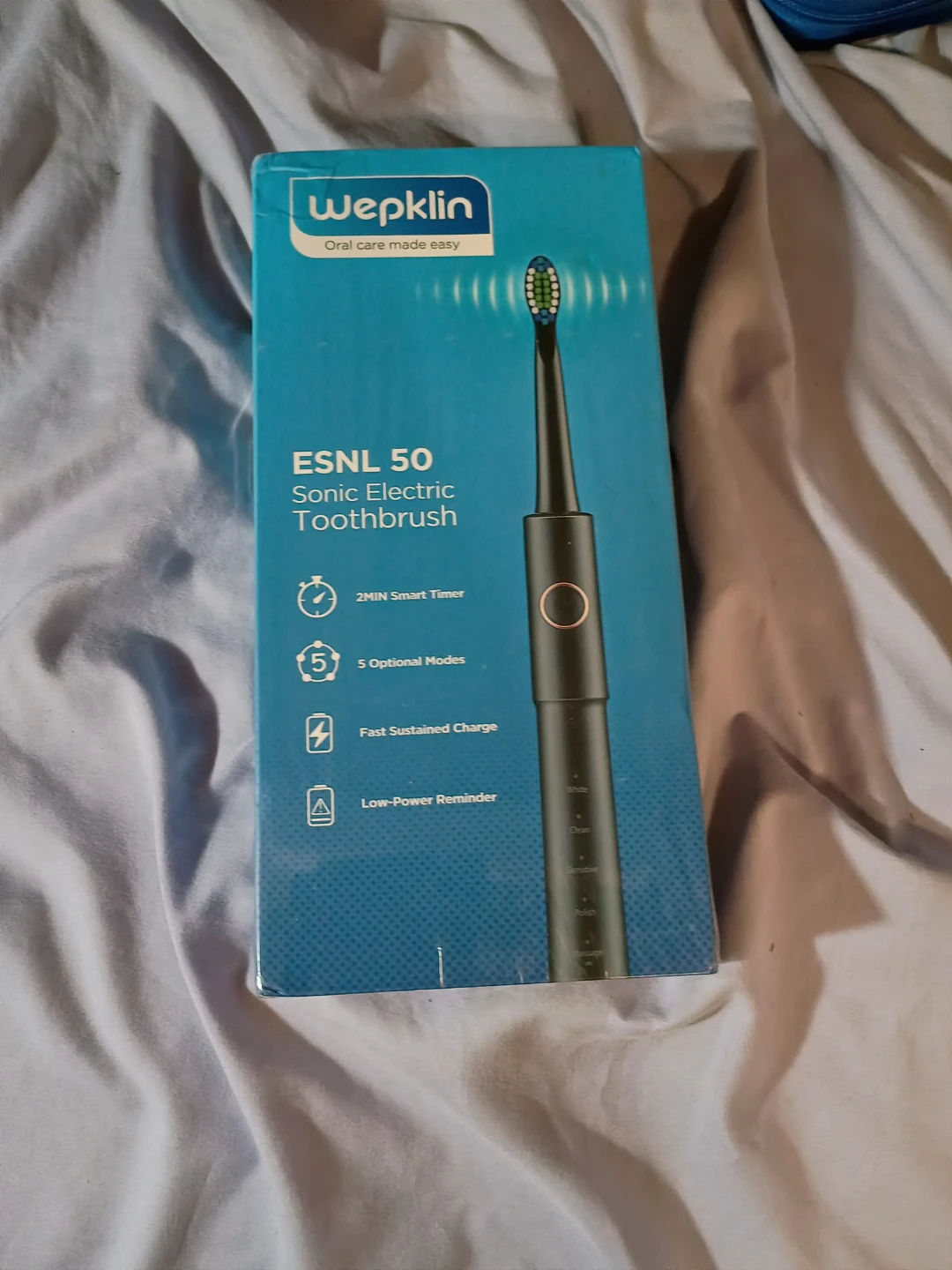 Wepklin ESNL 50 Sonic Electric Toothbrush - Black