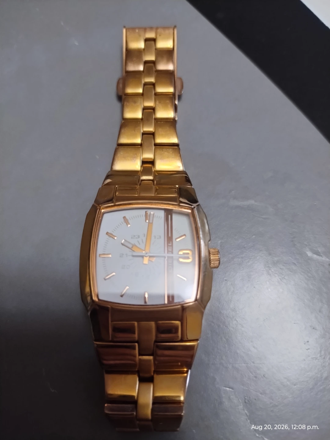 DIESEL Gold-Tone Women's Watch – Working - photo 3