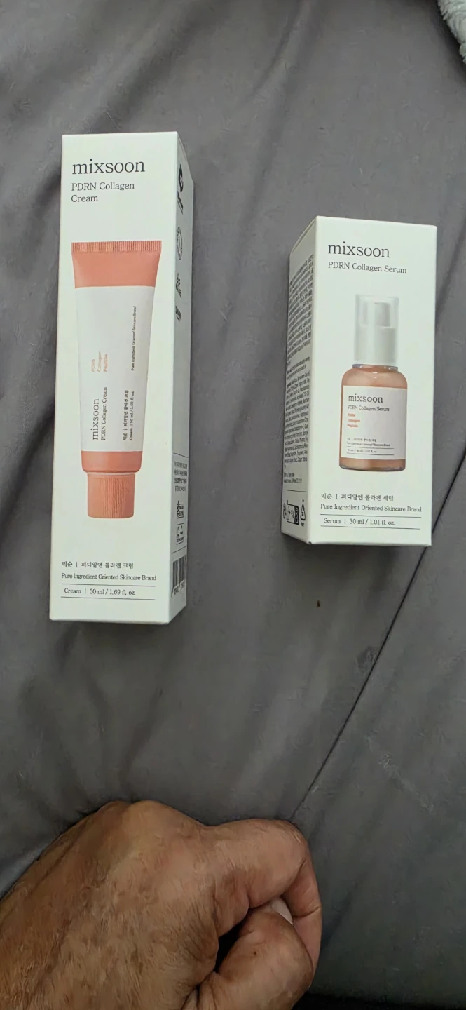 Mixsoon pdrn collagen serum and cream