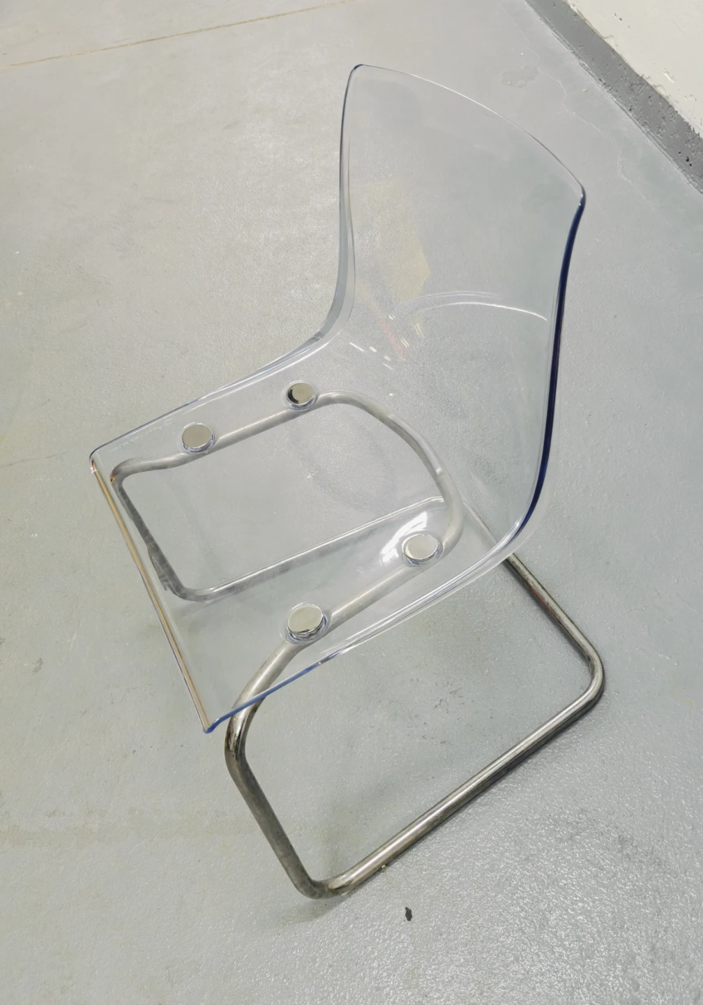 IKEA TOBIAS Chair - Transparent/Chrome - photo 2