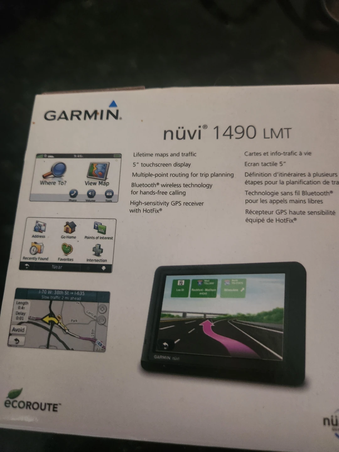 Garmin nüvi 1490 LMT GPS - photo 2