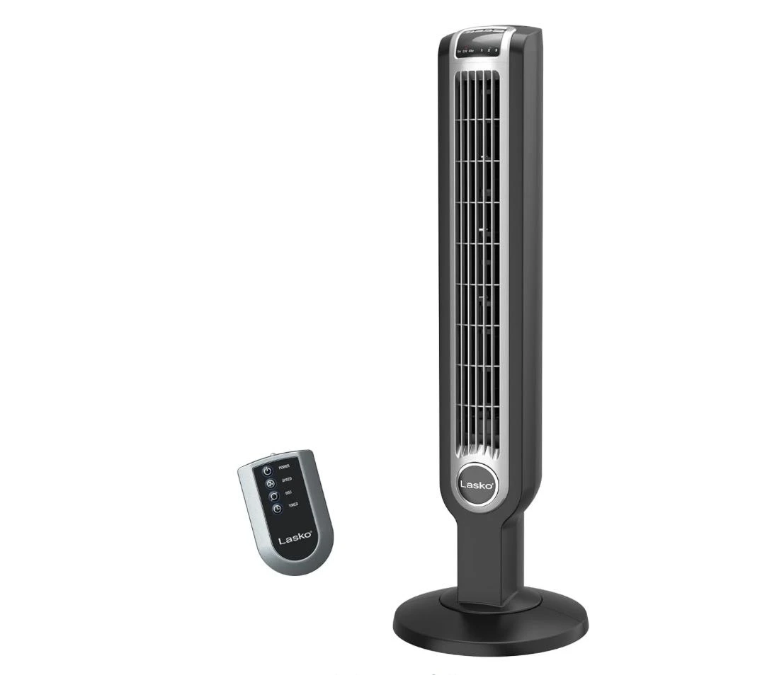 Lasko Oscillating Tower Fan with Remote Control