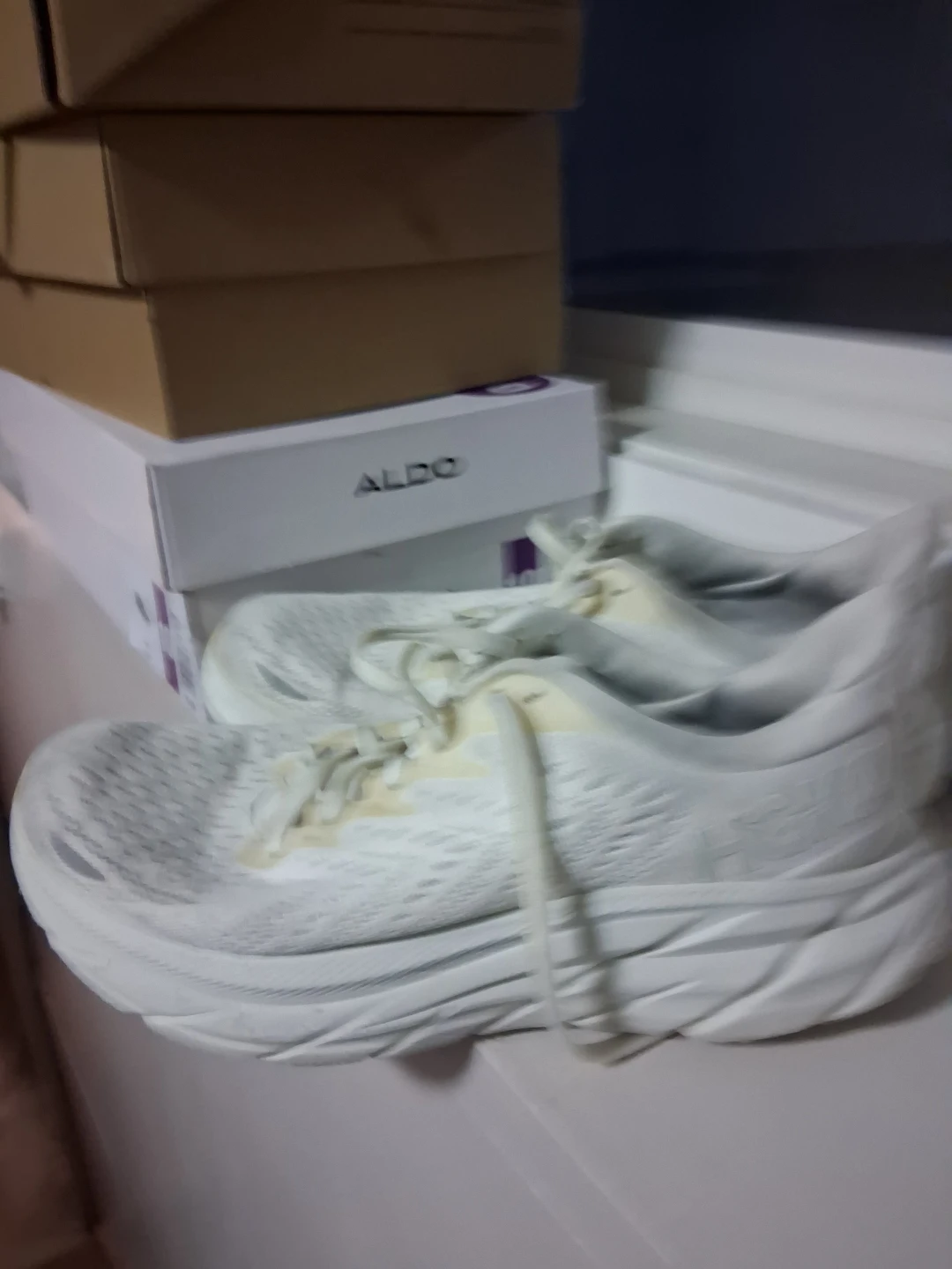 White Hoka Running Shoes size 7 Women's