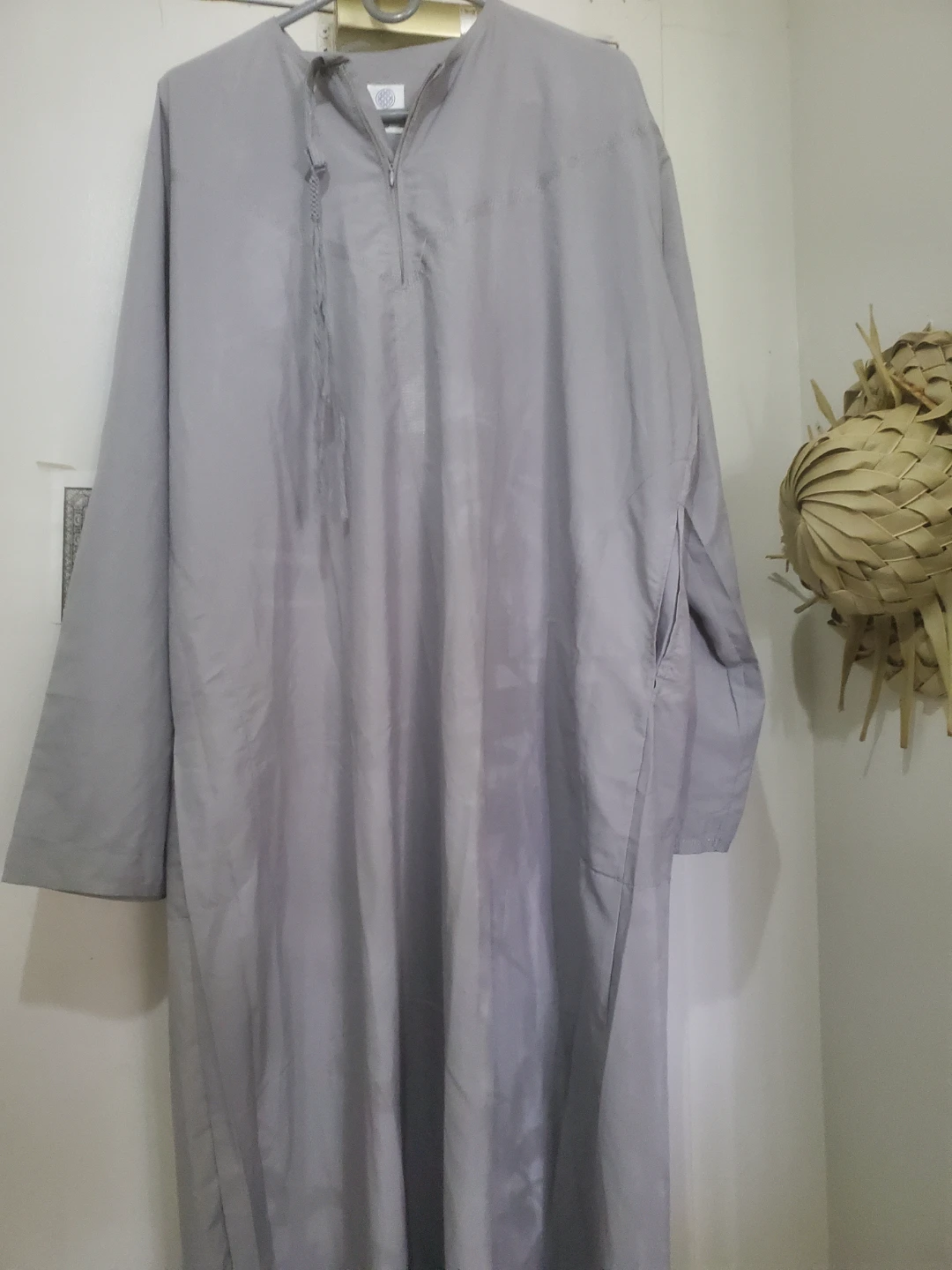 Al Othman Grey Thobe - Size 62