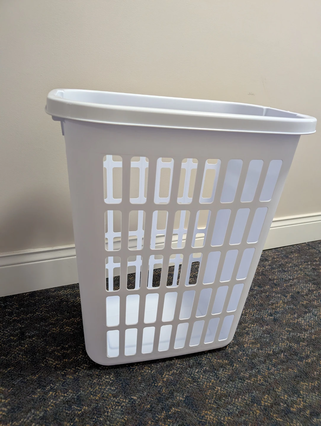 Rarely used Target Brightroom Laundry Basket Open Hamper White - photo 2