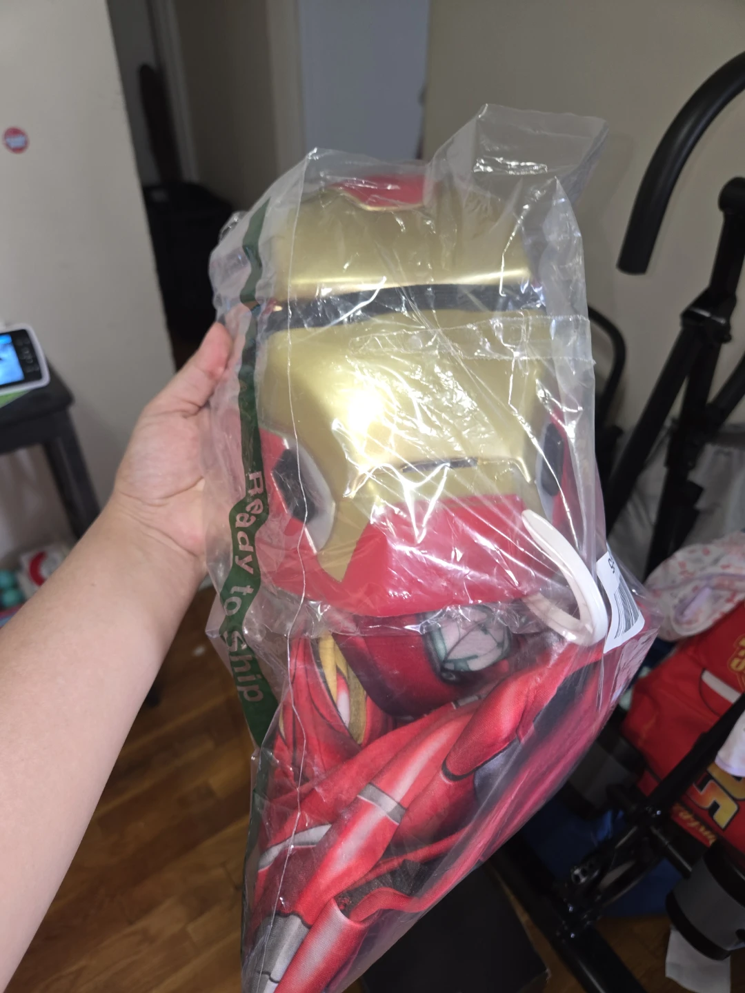 Iron Man Costume Mask and Cape