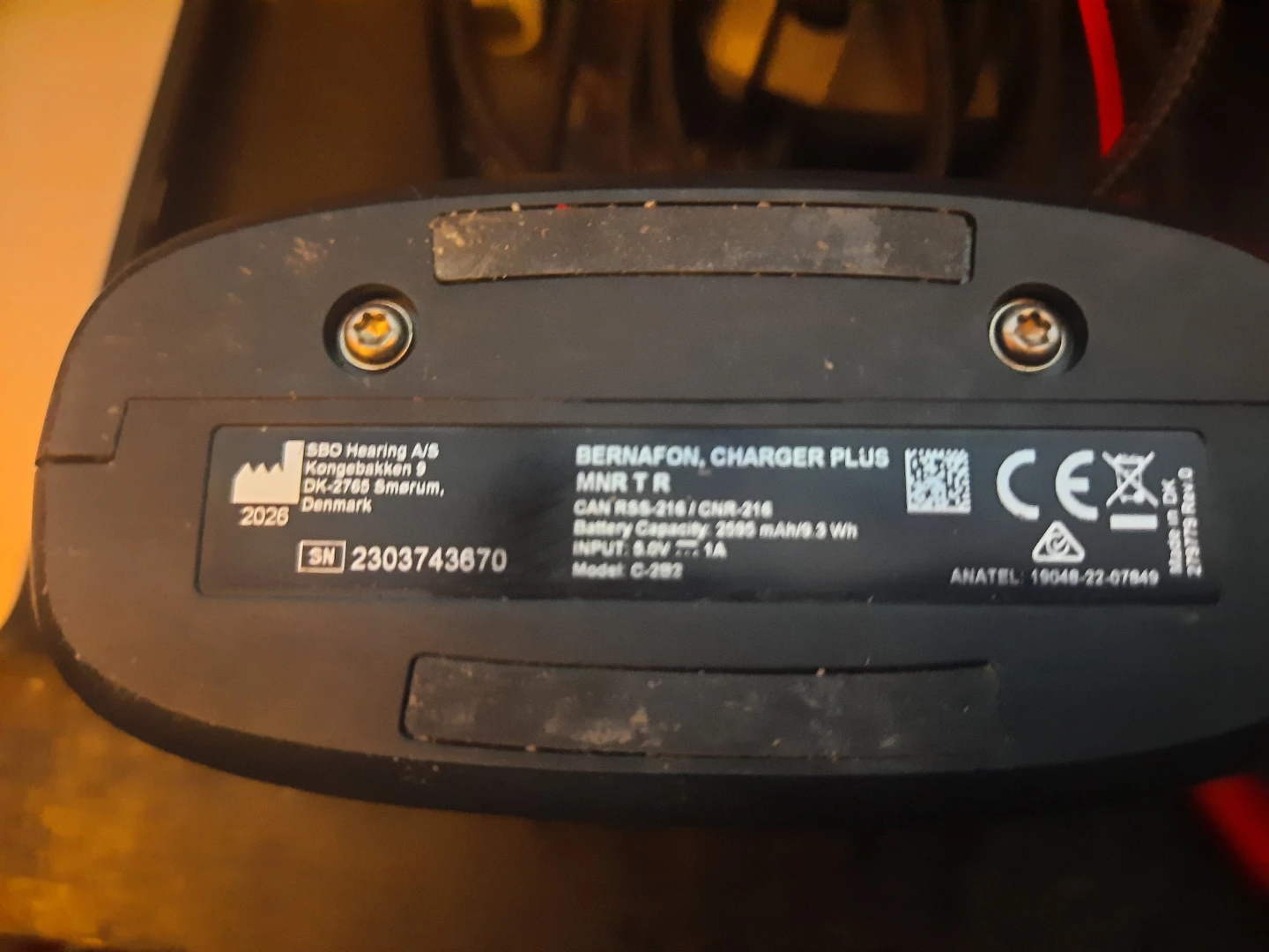 Bernafon Charger Plus MNR TR Hearing Aid Charger - photo 2