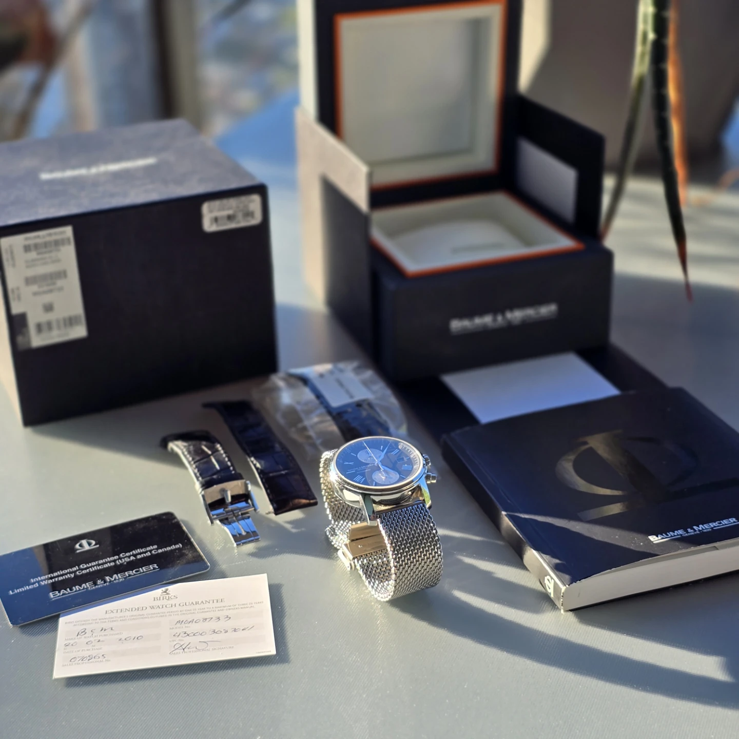 Baume & Mercier Classima Xl Chronograph watch + extra strap