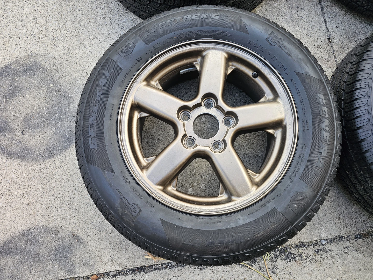DODGE GRAND CARAVAN ALL SEASON TIRES ON ALLOY RIMS 235/65 R17 - photo 2