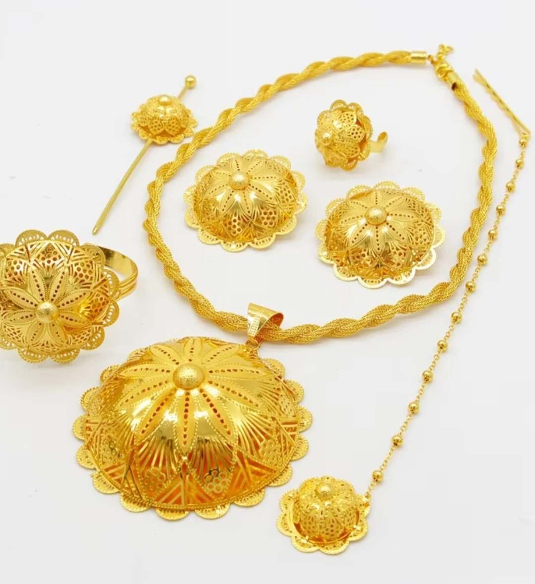 Gold plated Jewellery Set