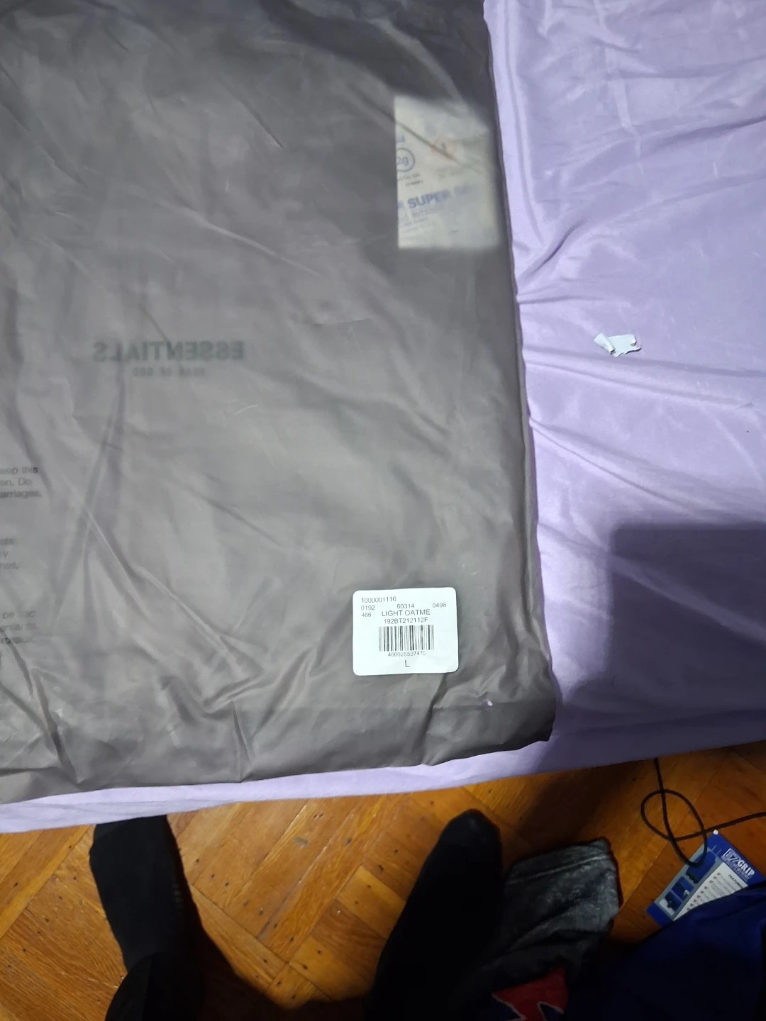 ESSENTIALS Fear of God Hoodie - Light Grey - Size L - photo 4
