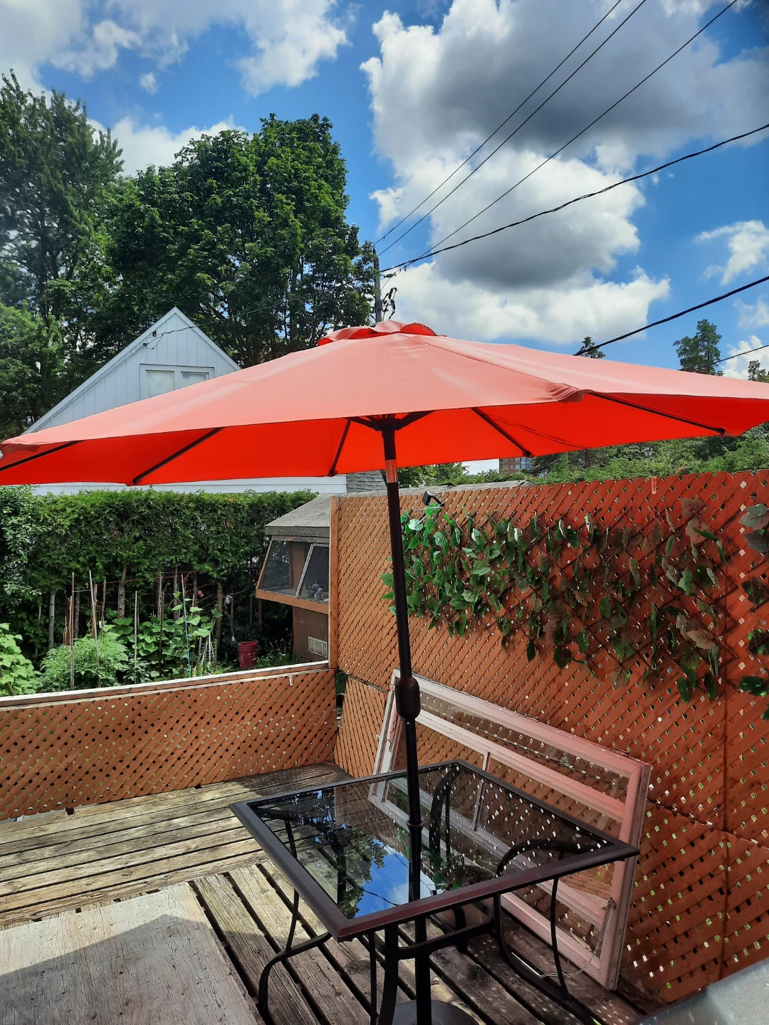 Landon & Co. Market Umbrella - Orange - photo 3