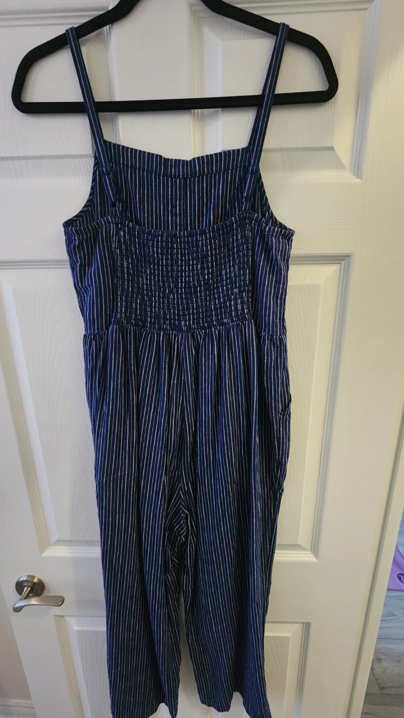 Blue Striped Jumpsuit - photo 3