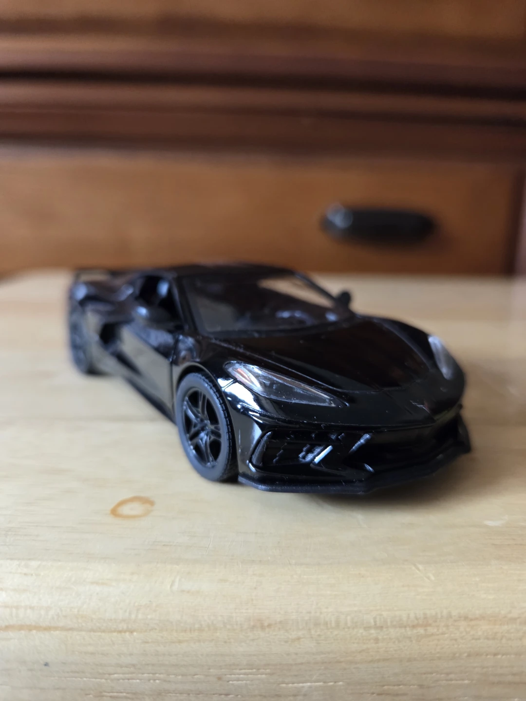 Black 2021 Chevrolet Corvette Scale 1/36 Toy Car