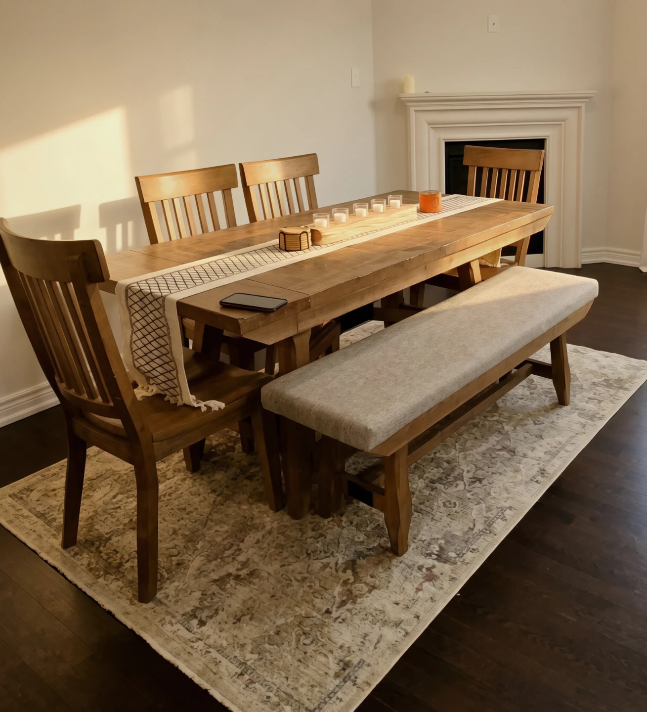 Wooden Dining Table Set (3yr warranty) like NEW 70% OFF