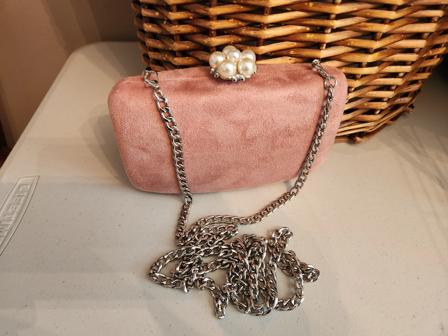 Addition Elle Clutch with Pearls