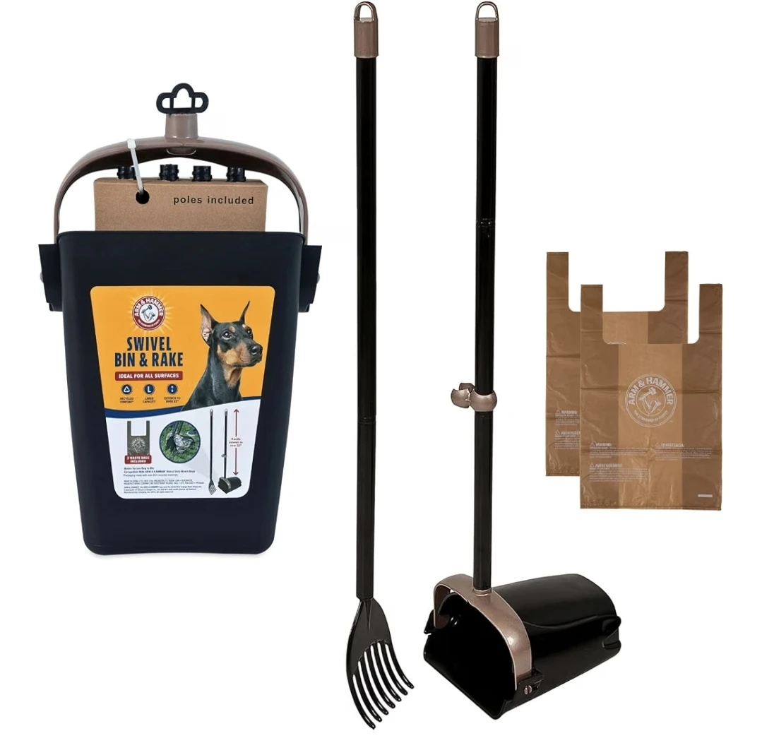 Arm & Hammer Swivel Bin & Rake Dog Waste System