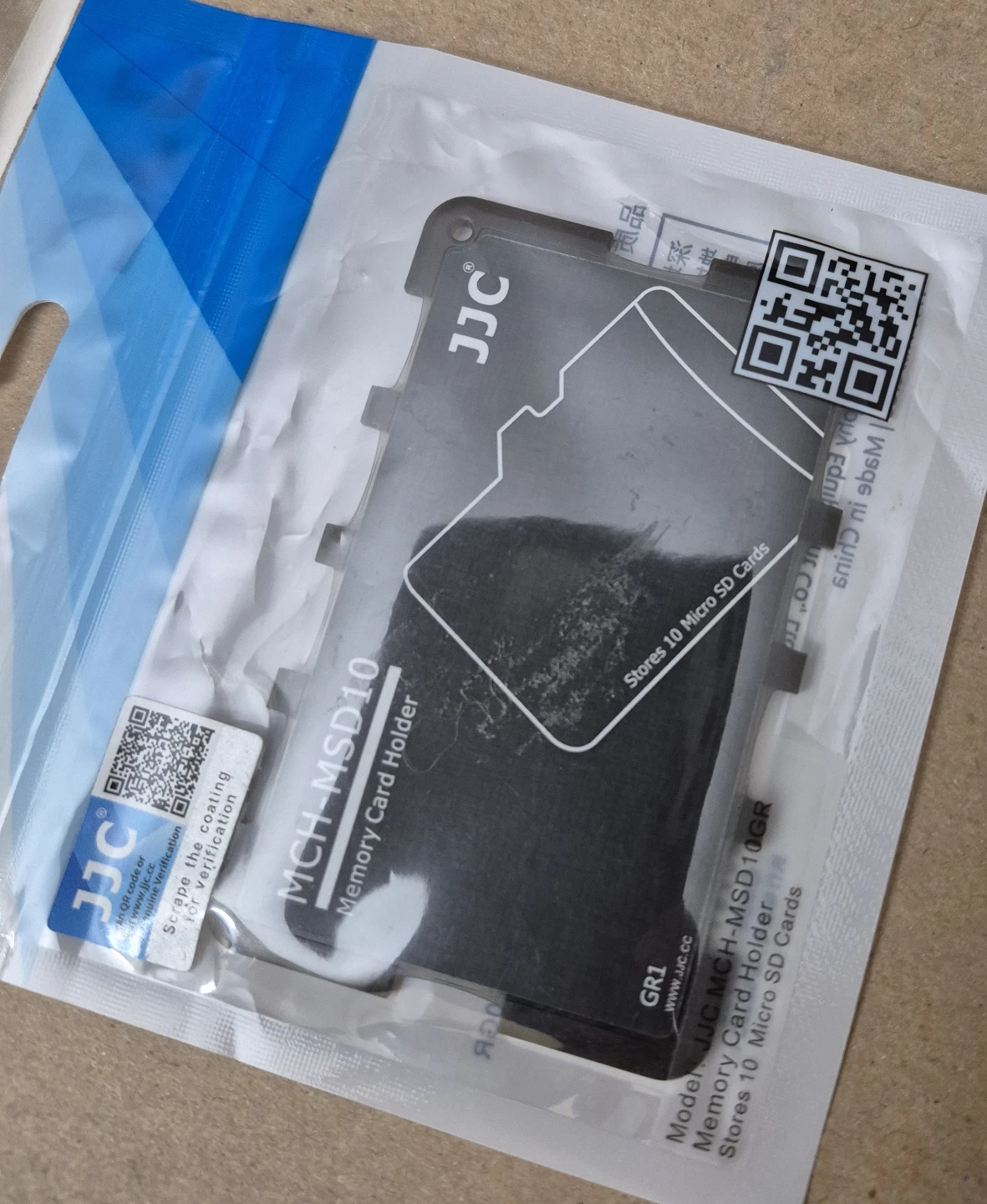 sealed JJC MCH-MSD10 Memory Card Holder for 10 Micro SD Cards - photo 3