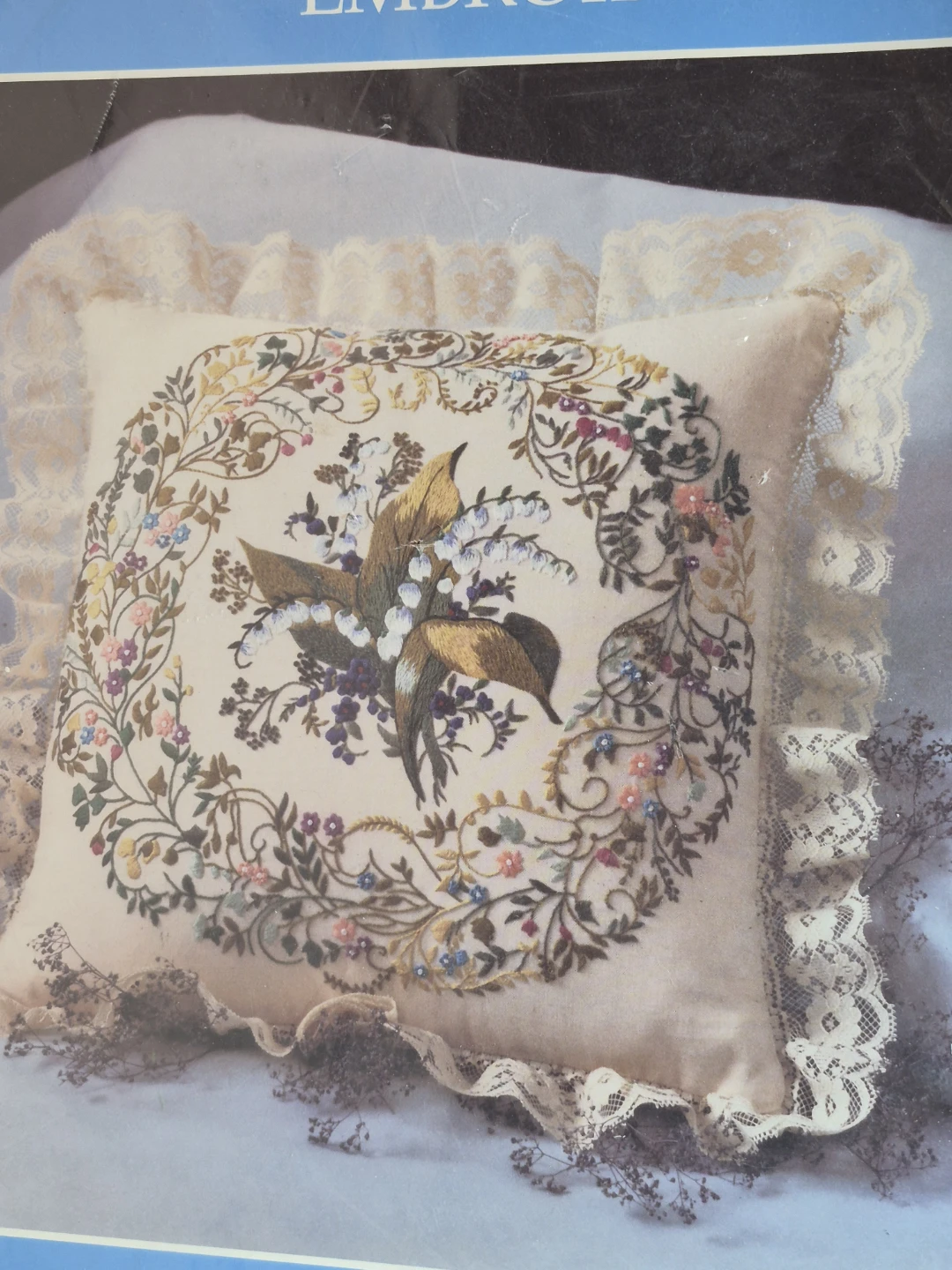 Candamar Designs inc. Embroidery Lily of the Valley Pillow Kit - photo 2